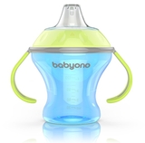Чашка-непроливайка BabyOno Natural Nursing з м'яким носиком, 180 мл, блакитний (1456) - Pampik - 2