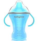 Чашка-непроливайка BabyOno Natural Nursing з твердим носиком, 260 мл, блакитний (1457) - Pampik