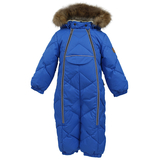 Комбінезон Huppa Beata 1, фланель, р. 68, синій (31930155-70035-068) - Pampik