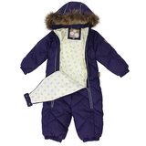 Комбінезон Huppa Beata 1, фланель, р. 62, фіолетовий (31930155-70073-062) - Pampik - 4