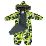 Термокомбінезон Huppa Keira, р.74, зелений з сірим (31920030-72547-074) - Pampik - 2