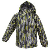 Термокуртка Huppa Classy, р.104, зеленый с серым (17710030-547-104) - Pampik