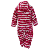 Комбінезон Huppa Dandy, фліс, р.80, рожевий з білим (3305BASE-63363-080) - Pampik - 2