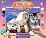 Набор для творчества Sequin Art Рисунок по номерам Senior Хаски (SA1036) - Pampik