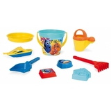 Набір для піску Wader У пошуках Дорі, 9 елементів, синій з жовтим (78235) - Pampik