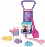 Набір для піску Wader Disney Крижане серце, з візком, фіолетовий з рожевим (77970) - Pampik