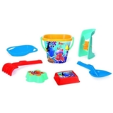 Набор для песка Wader В поисках Дори, 7 элементов, голубой с красным (78242) - Pampik