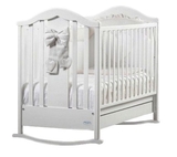 Дитяче ліжко Baby Italia Fiocco White, білий (FIOCCO WHITE) - Pampik