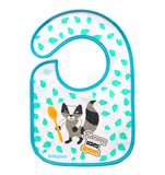 Нагрудник махровий BabyOno Eat and I Grow Єнот (831) - Pampik