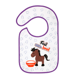 Нагрудник махровый BabyOno Flavour Explorer, фиолетовый (832) - Pampik