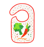 Нагрудник махровый BabyOno Flavour Explorer, красный (832) - Pampik