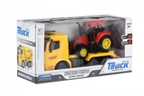 Машинка Same Toy Truck Тягач с трактором, желтый (98-613Ut-1) - Pampik - 4