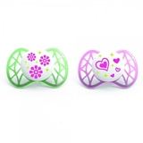 Силіконова пустушка Nuvita Air, 0-3 міс., 2 шт. (NV7060Girl) - Pampik