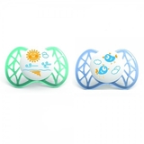 Силіконова симетрична пустушка Nuvita Air, 0-3 міс., 2 шт. (NV7061Boy) - Pampik