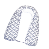 Подушка для беременных Jolly Mummy Gray Zigzag, серый с белым (PD001) - Pampik