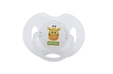 Пустушка силіконова ортодонтична Baby Team Жираф, 6+ (3102) - Pampik