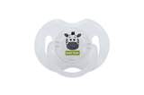 Пустушка силіконова ортодонтична Baby Team Зебра, 0+ (3100) - Pampik