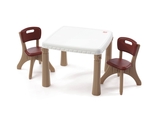 Детский стол с двумя стульями Step 2 Kitchen Table & Chairs (810600) - Pampik
