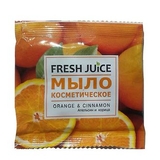 Мыло косметическое Fresh Juice Orange & Cinnamon, 75 г - Pampik