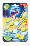 Туалетний блок для унітазу Domestos Свіжість Лайму 2х55 г - Pampik
