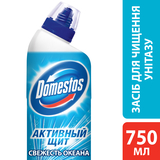Чистящее средство для унитаза Domestos Свежесть океана, 750 мл - Pampik