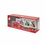 Ігровий набір Janod Автовоз і 4 гоночних машинки (J08572) - Pampik - 3