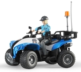 Полицейский квадроцикл Bruder, с фигуркой женщины-полисмена (63010) - Pampik