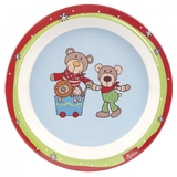 Тарілка Sigikid Wild&Berry Bears, червоний (24518SK) - Pampik