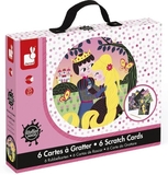 Набор для творчества Janod Скрейтч-карты Рапунцель (J07771) - Pampik