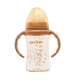 Бутылочка Baby Team, с широким горлом, 240 мл, персиковый (1090) - Pampik
