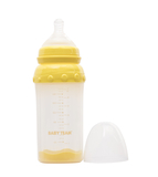 Бутылочка стеклянная Baby Team, 220 мл, желтый (1290) - Pampik - 2