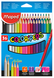 Олівці кольорові Maped Color peps Classic, 36 шт. (MP.832017) - Pampik