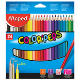 Карандаши цветные Maped Color peps Classic, 24 шт. (MP.183224) - Pampik