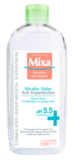 Міцелярна вода Mixa Anti-imperfection, для жирної та комбінованої шкіри, 400 мл - Pampik
