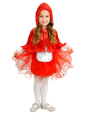 Карнавальний костюм Purpurino Червона Шапочка з капюшоном, р.30, червоний (1676/30) - Pampik - 2