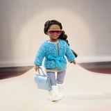 Набор одежды для кукол Lori Голубое пальто (LO30005Z) - Pampik - 2