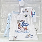 Комплект постельного белья Luoca Patisca Pirate, ранфорс, 150х100 см, белый (79035) - Pampik