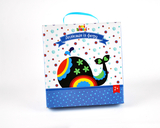 Изделие-аппликация из фетра в рамке Апли Крапли Рыба-кит (ФАР-03) - Pampik - 2