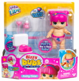 Інтерактивна лялька Moose Bizzy Bubs Chloe Привчаємо до горщика, 15 см (28754) - Pampik