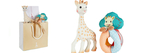 Подарочный набор Vulli Жирафа Софи Sophiesticated, погремушка-комфортер и игрушка-прорезыватель с подарочным пакетом и открыткой (2) - Pampik - 3
