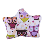 Ортопедична подушка BetiS Веселі Совеня, поплін, 30х40 см, бежевий з червоним (27082108) - Pampik