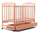 Дитяче ліжко Наталка Ося, з ящиком, вільха світла (20007) - Pampik