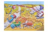 Пазл Same Toy Будівельна техніка, 4 картинки (2201Ut) - Pampik - 4