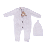 Комплект Cassiope, в'язка на велсофті, р.74, молочний (487056-01-74) - Pampik