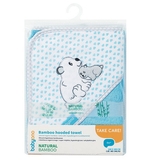 Рушник з капюшоном BabyOno Ведмедик, 100х100 см, блакитний (346/02) - Pampik - 3