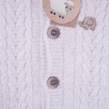 Комплект Cassiope, в'язка на велсофті, р.74, молочний (487056-01-74) - Pampik - 4