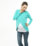 Кофта на запáх Love & Carry, L, м'ятний (LCM201) - Pampik - 2