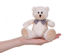 Мягкая игрушка Same Toy Мишка, 13 см, белый (THT673) - Pampik - 3