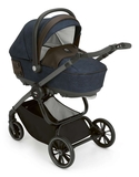 Універсальна коляска Cam 3 в 1 Techno Soul, синій з сірим (805T/V99/980/724K) - Pampik