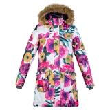 Термокуртка Huppa Mona, р.134, білий з рожевим (12200030-81720-134) - Pampik